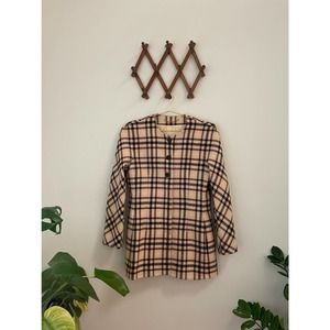 Vintage ESCADA by Margaretha Ley Plaid Wool Jacket